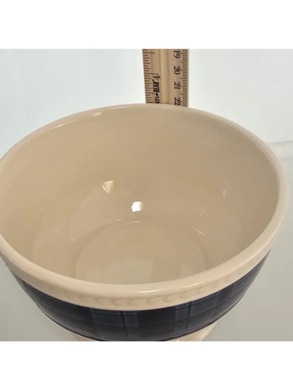 2 Fitz & Floyd Bristol Tartan Soup Bowls 5.5
